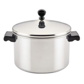 Classic Series 4 Quart Stainless Steel Sauce Pot with Lid, Induction Compatible, Metal Utensil and Dishwasher Safe, Stainless Steel
