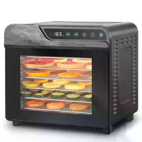 Food Dehydrator, 8-Tray Stainless Steel 625W Food Dryer with Adjustable Timer