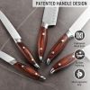 5-Piece Kitchen Knife Set High Carbon Stainless Steel