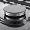Gas Range Oven, 29.9 Inches Width, Freestanding Stainless Steel Stove and Oven with 4 Sealed Cooktop Burners, Easy Reach Racks, Halogen Light