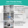 27" Reach-In Commercial Refrigerator, Stainless Steel Single Door Cooler, Digital Thermostat, LED Lighting, ETL