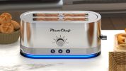4-Slice Toaster, 7 Browning Settings, Defrost/Reheat Functions, Removable Crumb Tray, Full body Stainless Steel Housing, Anti-Fingerprint, Anti-Jam