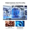 48"W Commercial Refrigerator, 12.5 Cu. Ft Sandwich Prep Refrigerated Table, Mega Top Food Prep Fridge with 12 Pans and Cutting Board