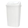 13 Gallon Trash Can, Plastic Swing Top Kitchen Trash Can